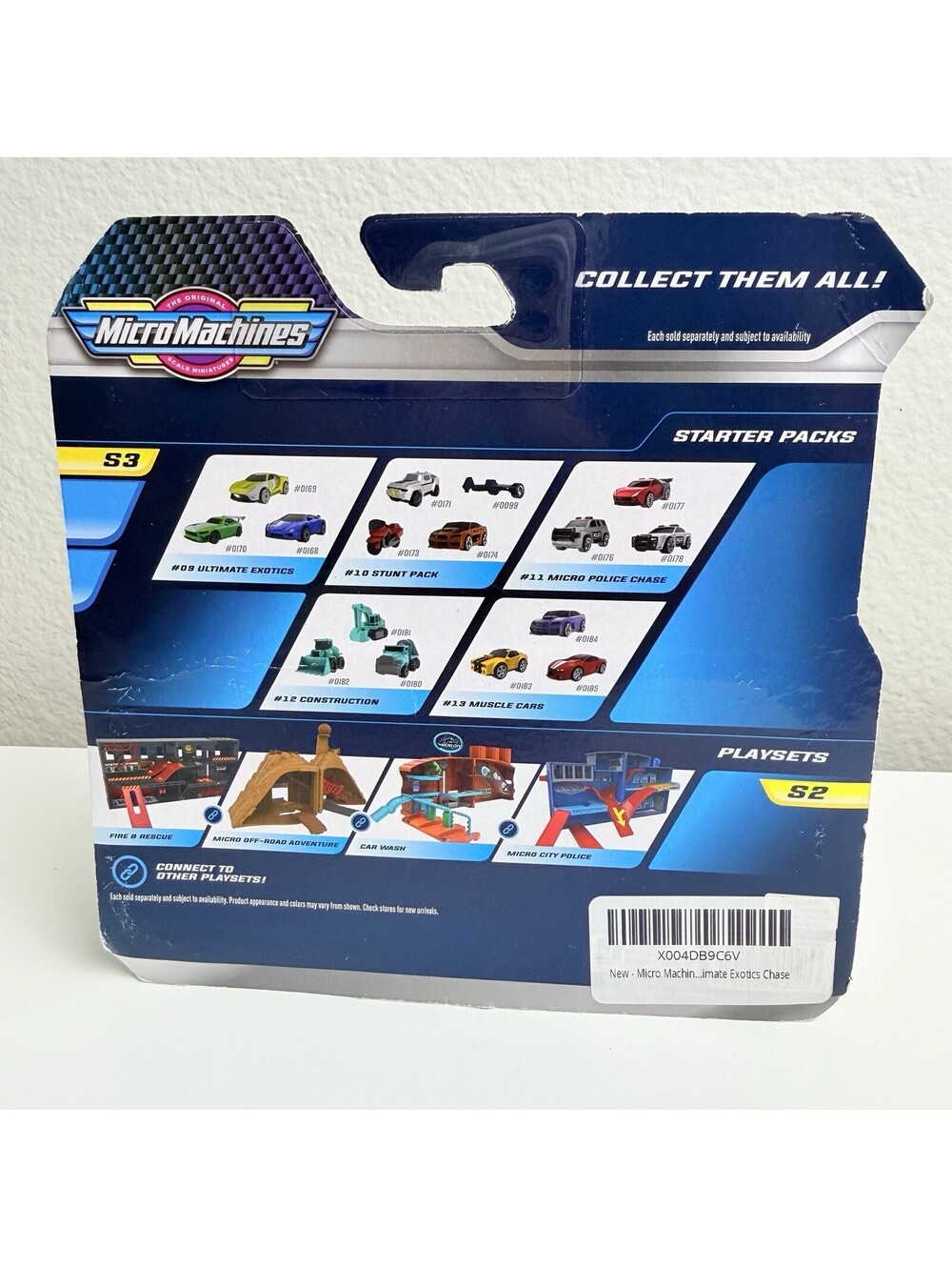Micro Machines #09 Ultimate Exotics Chase Treasure 3 Car Pack Rare Sealed S3 NEW - Picture 3 of 8